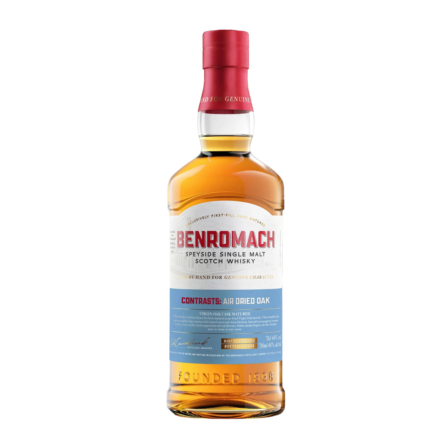 Benromach Contrasts Air Dried 10 Year Whisky