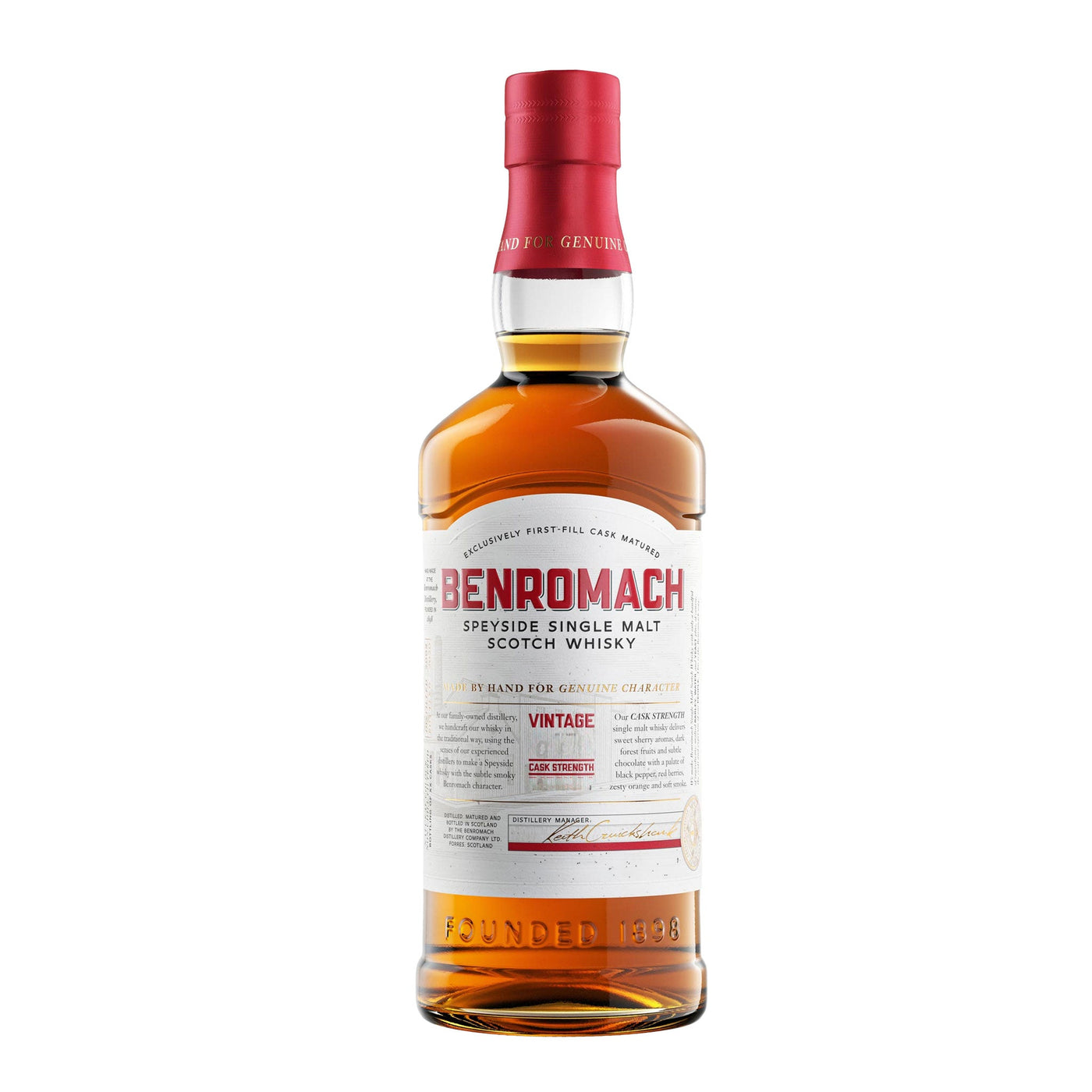 Benromach Cask Strength Vintage Whisky