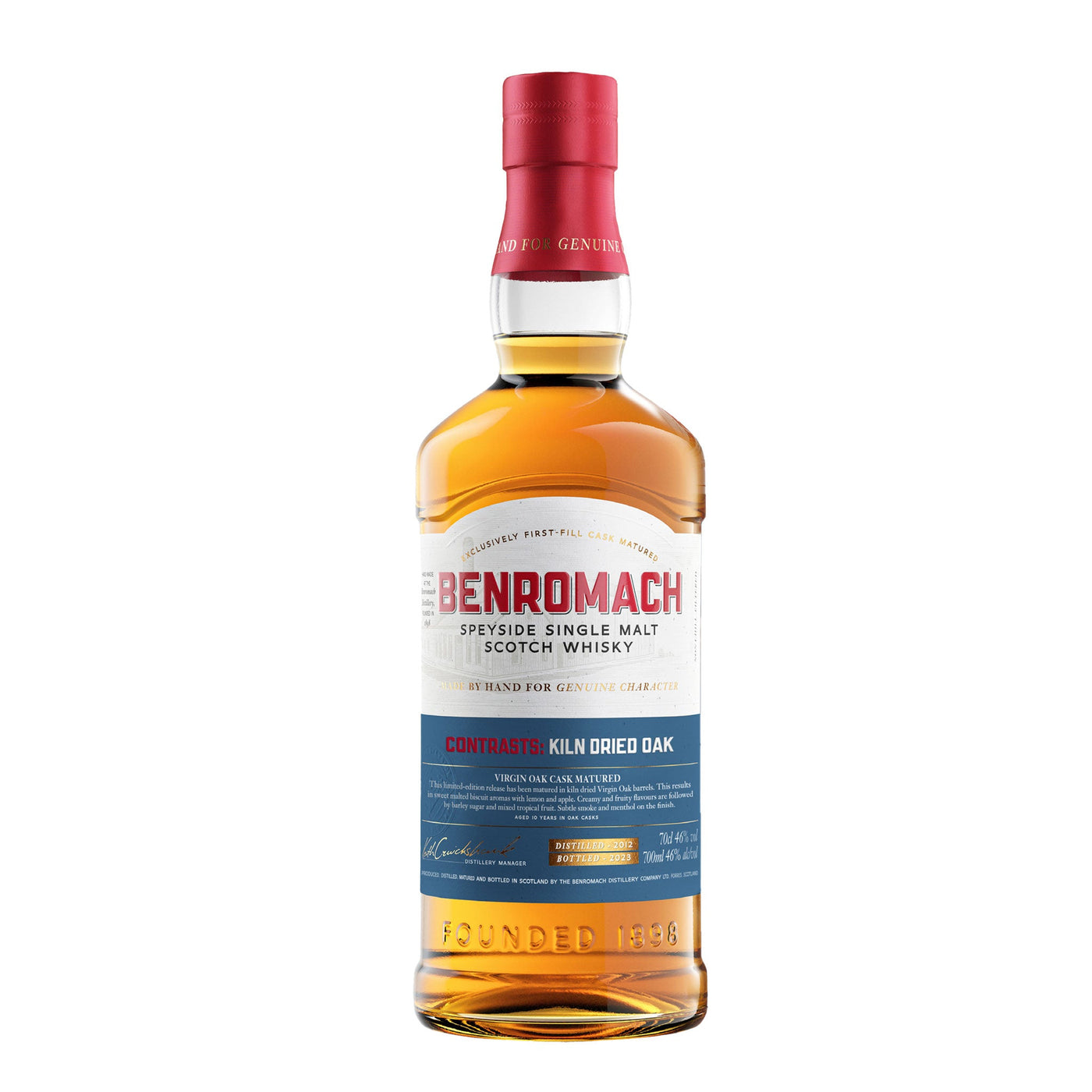 Benromach Contrasts Kiln Dried 10 Year Whisky