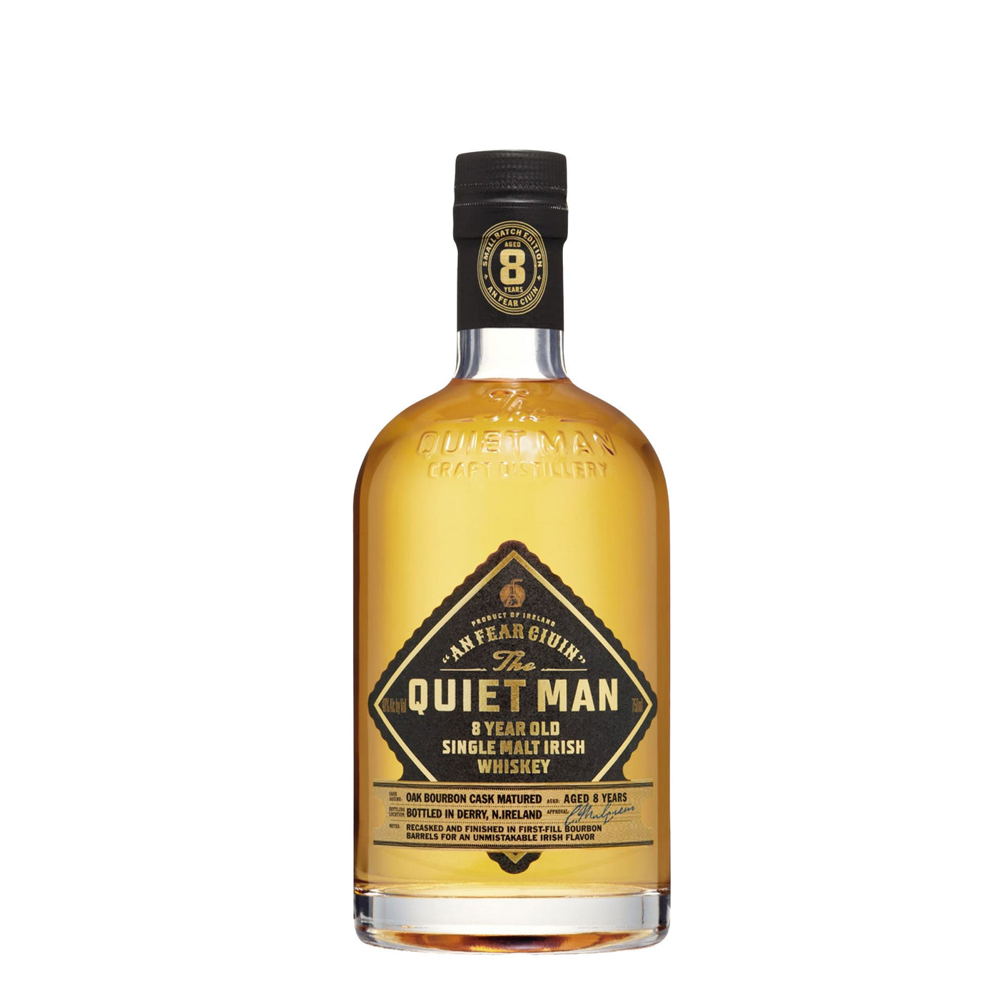 The Quiet Man 8 Year Old Single Malt Whiskey