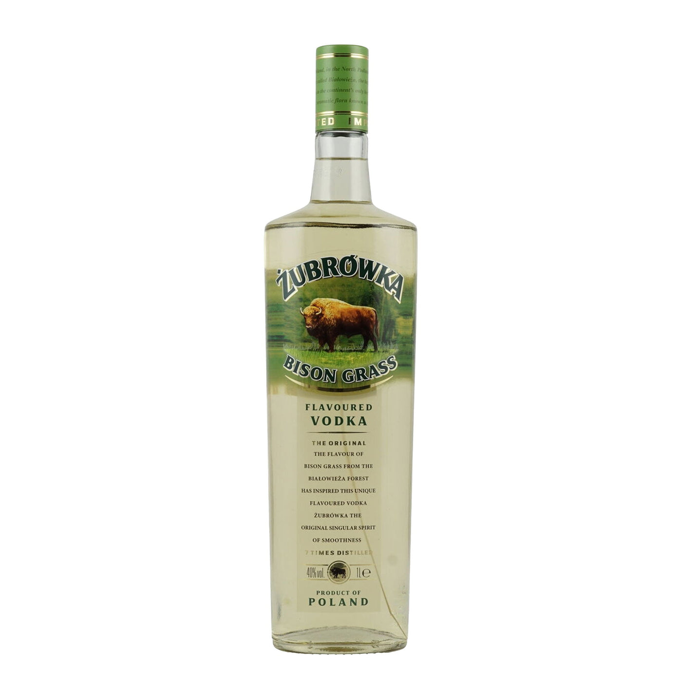 Zubrowka Bison Grass Vodka 1L