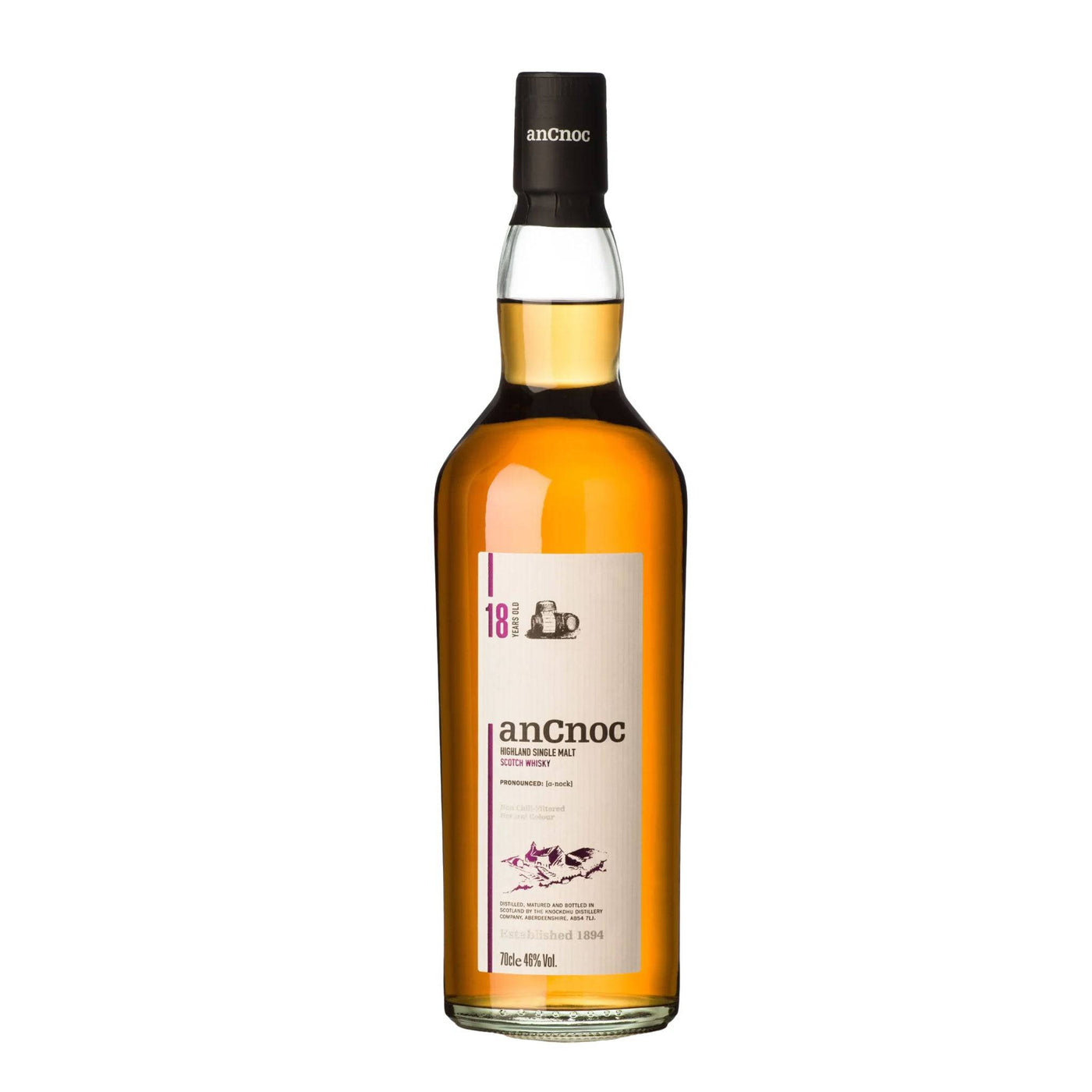 AnCnoc 18 Years Whisky