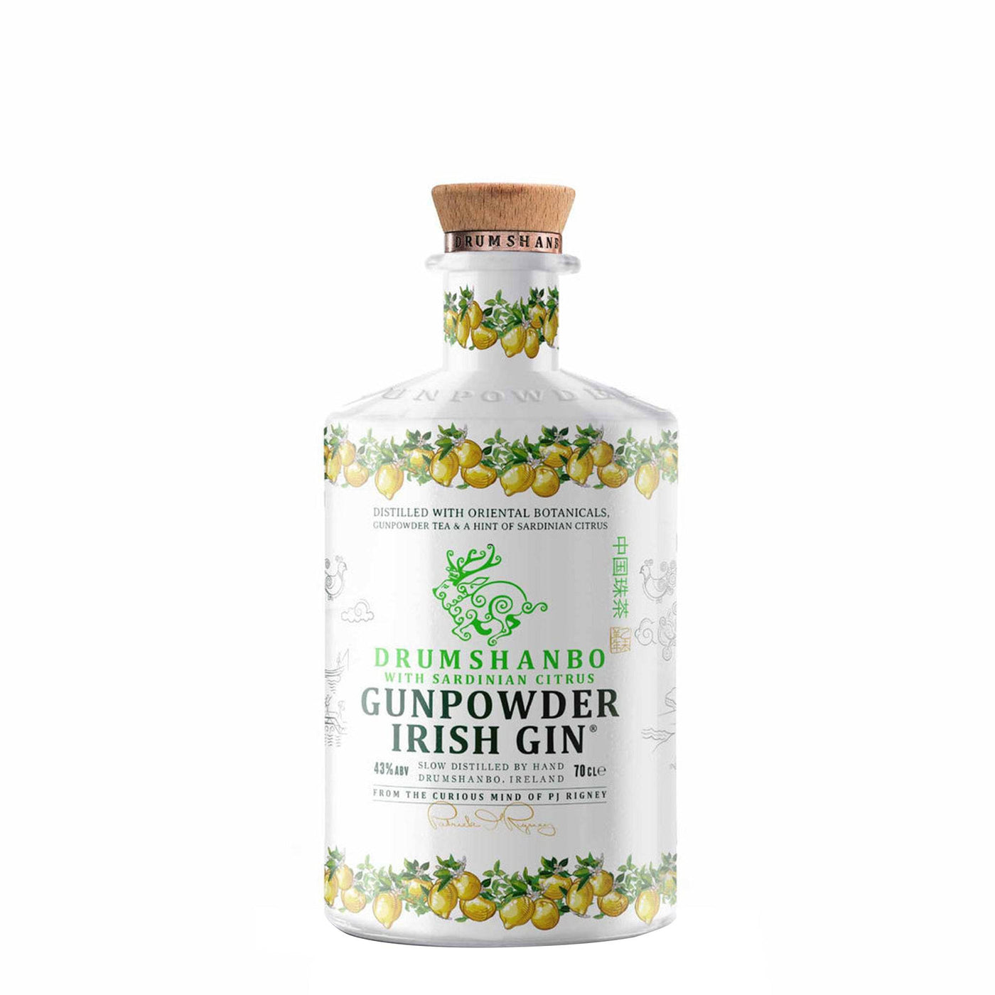 Drumshanbo Gunpowder Sardinian Citrus Ceramic Gin