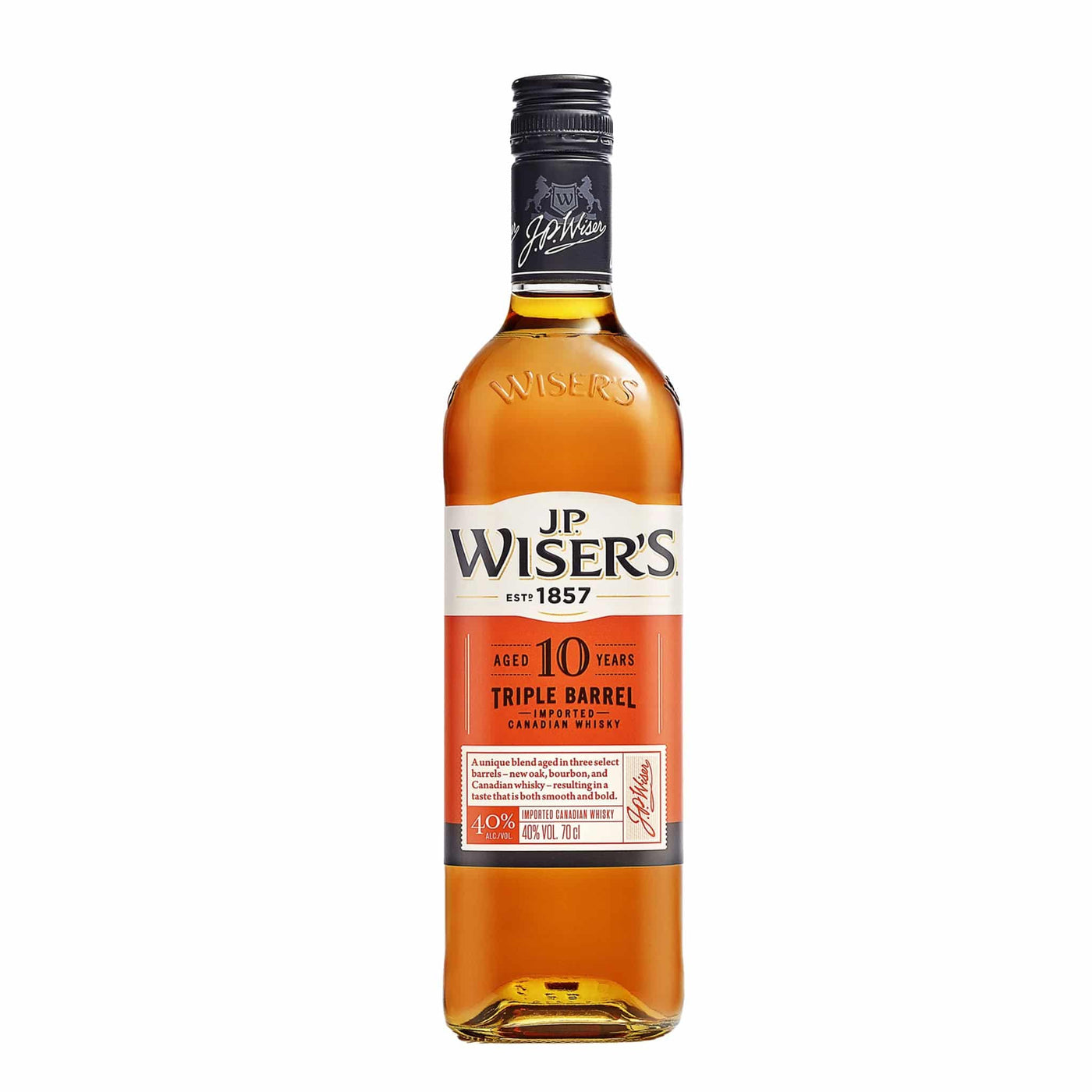JP Wiser 10 Year Triple Barrel Whisky