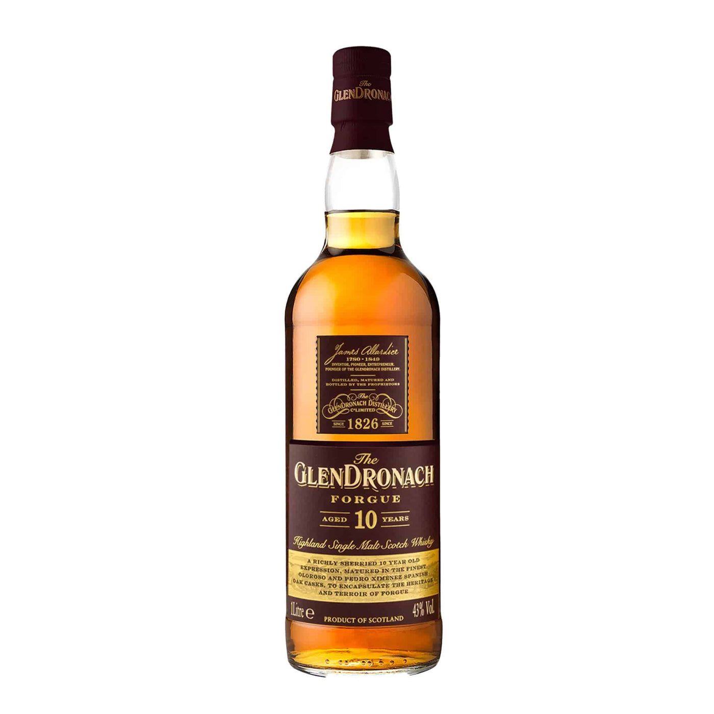 The Glendronach 10 Years Forgue Whisky